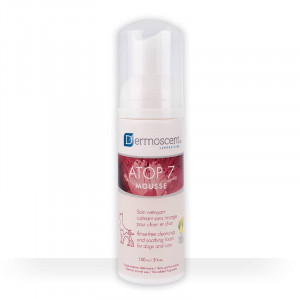 DERMOSCENT ATOP 7® MOUSSE tīrošas, mīkstinošas putas suņiem, kaķiem 150ml